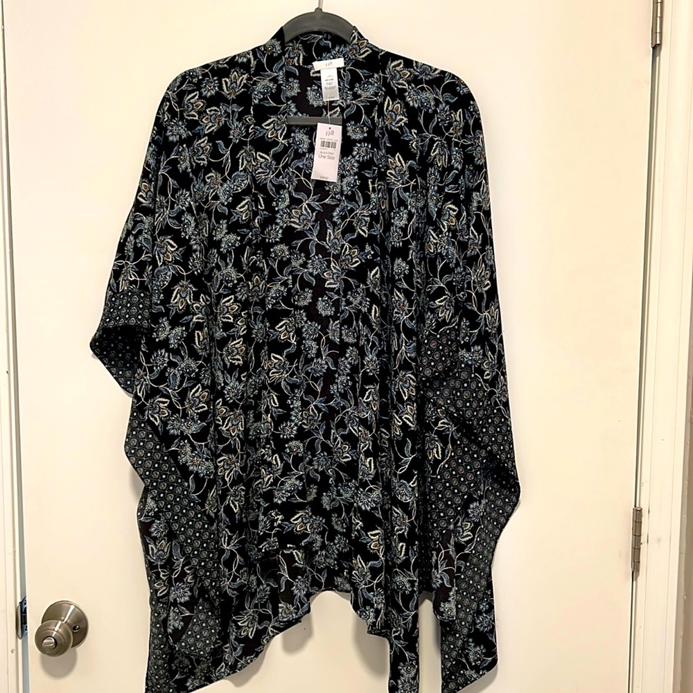 NWT J.Jill Kimono, Ruana, Cover-up one size